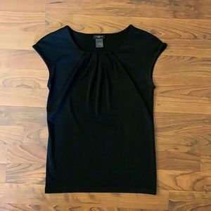 Ann Taylor Black Shell Top